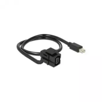 DisplayPort-kabel DeLOCK 86374 0,5 m Mini DisplayPort zwart