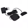 Op plank gemonteerde LED-lamp cama meble 2LED blauw, rechthoekig, opbouw, transparant/zwart