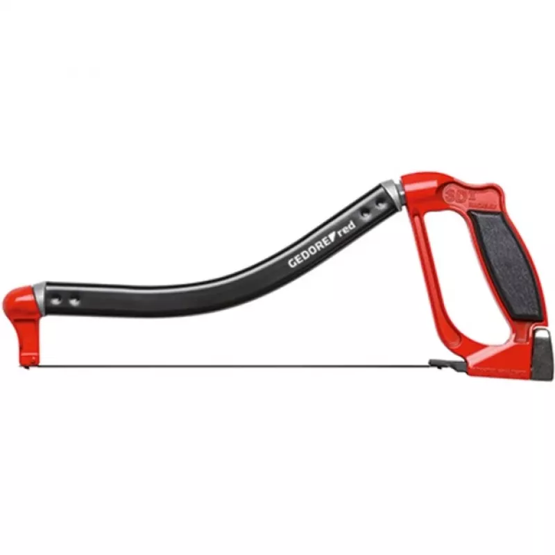 Rode multifunctionele zaag, bladlengte 300 mm, beugelzaag rood/zwart