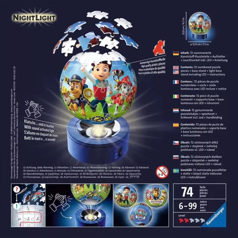 Ravensburger Puzzelbal nachtlampje P