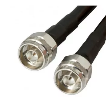 Coaxkabel ALLNET ALL-CAB-NM-NM2-RG8 2m N-type zwart