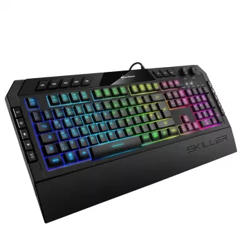 Sharkoon Skiller SGK5 toetsenbord gaming USB QWERTZ Duits zwart