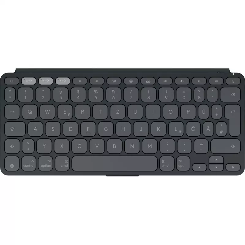 LOGITECH Keys-To-Go 2 voor iPad, iPhone, Mac en Apple TV draadloos toetsenbord grafiet