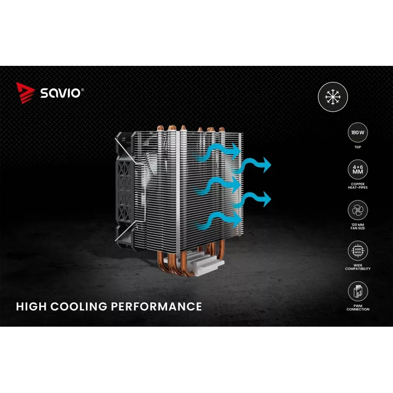SAVIO VORTEX X2 CPU-koeler