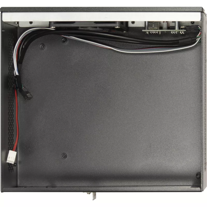 PC-behuizing INTER-TECH S21 zwart/zilver ATX ondersteuning voor 6 ventilatoren
