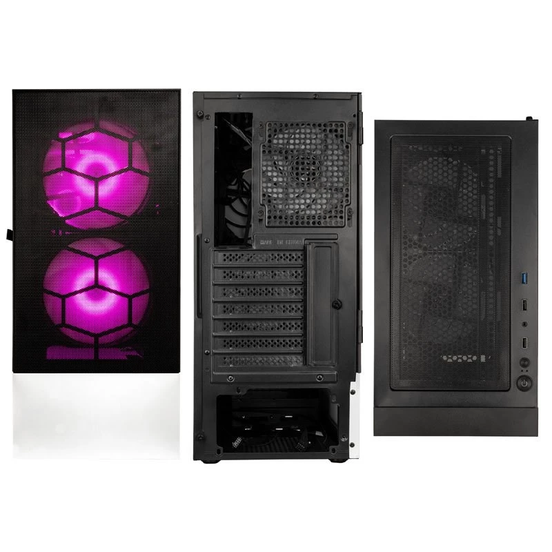 Kolink OBSERVATORY MX midi tower zwart, wit