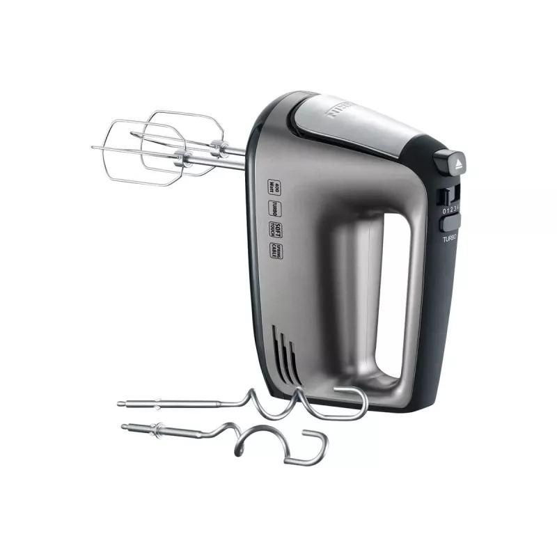 SEVERIN HM 3832 - handmixer - 400 W - grijs metallic/zwart/roestvrijstaal
