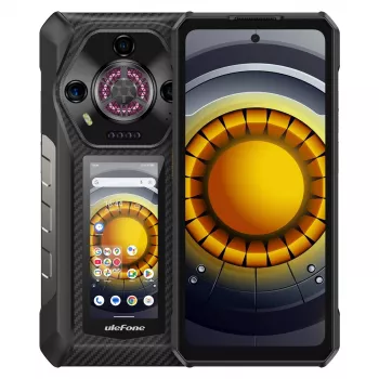 Smartphone UleFone Armor 30 Pro 5G, 6,58 inch display, 16 GB RAM, 512 GB opslag, zwart