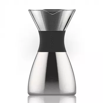 Asobu PourOver Cold Brew koffiezetter zwart, zilver