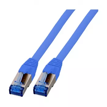 EFB-Elektronik RJ45-patchkabel Cat.6A S/FTP TPECat.7 ruwkabel superflex blauw 0,15m fabrikant: EFB Elektronik (K5525FBL.0,15)