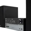 Home-audio-microsysteem Aiwa MSBTU-700DAB — 25 W RMS, DAB+/FM, Bluetooth 10 m, cd-lade, LED-display, zwart/arctisch blauw
