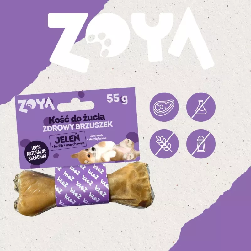 ZOYA kauwhart hert - hondensnack - 55g