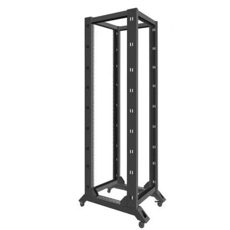 Lanberg OR01-6842-B 19-inch open rack, 42U, 600x800 mm, zwart