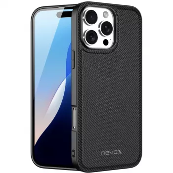 StyleShell Nylo (zwart, iPhone 16 Pro)