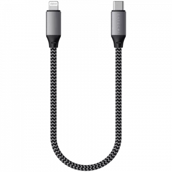 Satechi ST-TCL10M USB-kabel 0,25 m USB-C USB-C/Lightning zwart grijs