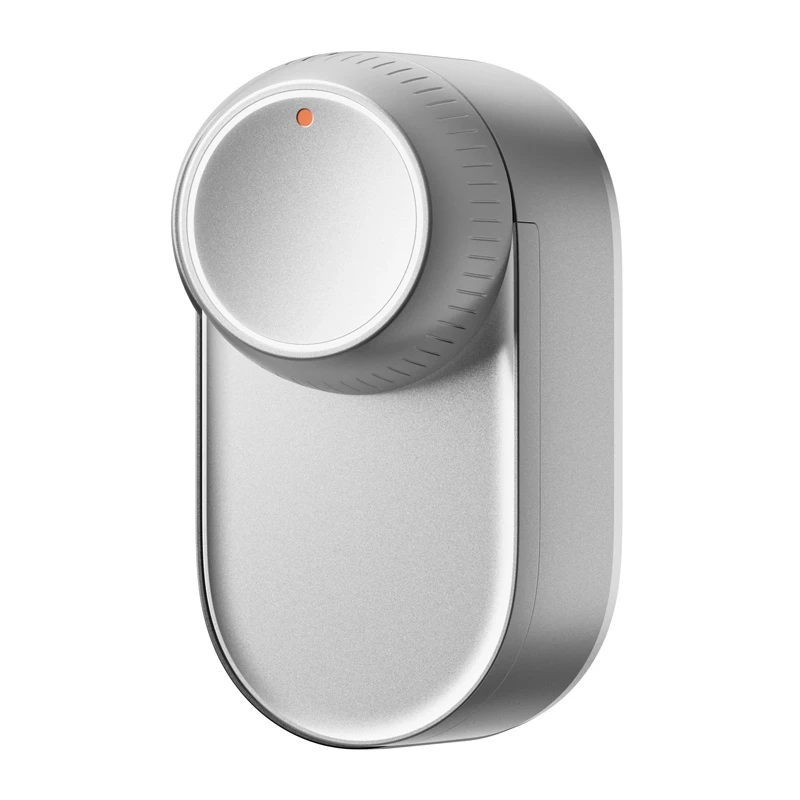Slim deurslot SwitchBot W5600000S zilver – Bluetooth-connectiviteit, compatibel met standaard insteeksloten