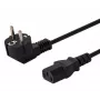 Netkabel SAVIO CL-146 — 3 m, IEC C13 naar IEC type E, zwart