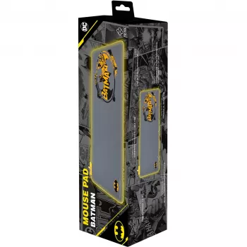 FR-TEC BATPCMPAD muismat gaming muismat zwart - grijs - geel (BATPCMPAD)