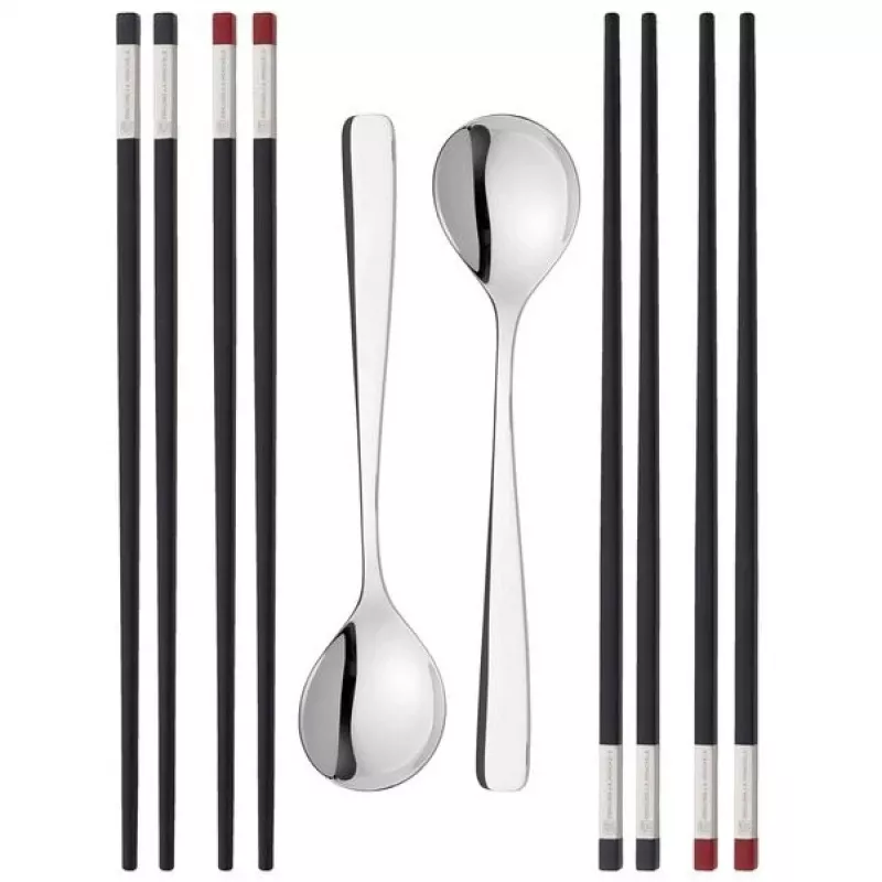Eetstokjesset ZWILLING 39180-001-0 zwart RVS