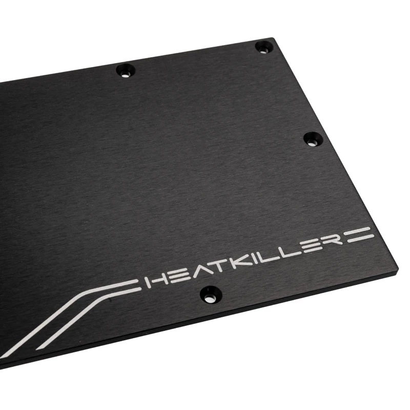 Backplate Watercool 16070 — aluminium computer-koelsysteemonderdeel, zwart, 1 stuks
