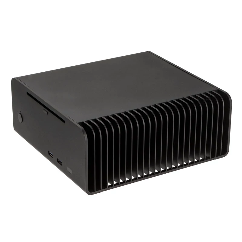 Streacom ST-FC8B Alpha Optical Fanless HTPC-behuizing + 120-Watt-voeding