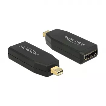 Adapter DeLOCK 65583 Mini DisplayPort 1.2 naar HDMI zwart