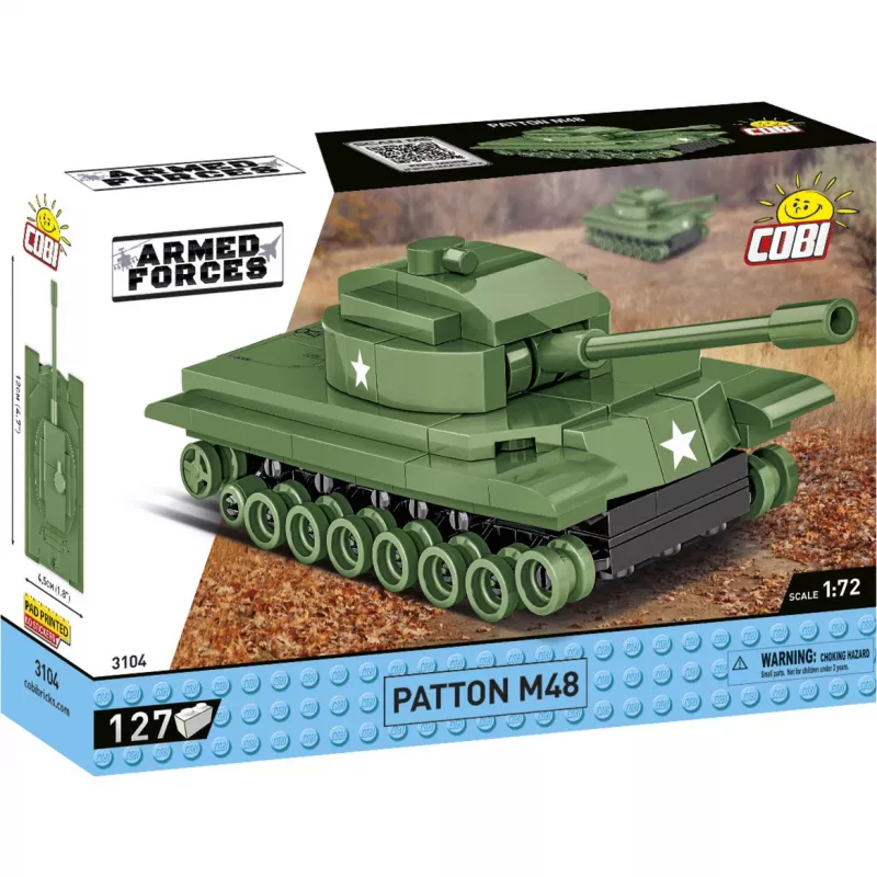Patton M48, constructiespeelgoed schaal 1:72