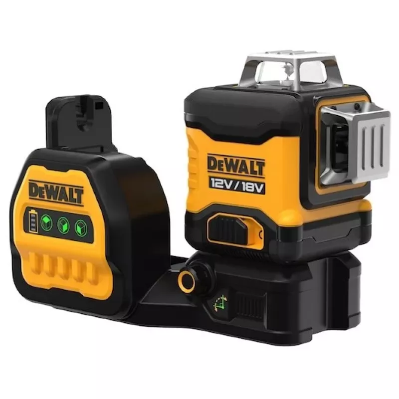 Laserwaterpas DeWalt DCE089D1G18-QW groene straal zelfnivellerend 360° met ontvangstcompatibiliteit