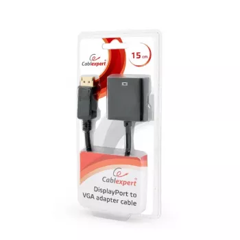 Adapter DisplayPort naar VGA zwart