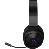 Lorgar Noah 702 (LRG-GHS702) draadloze gaming-headset, Bluetooth 5.3, USB-ontvanger, 3,5 mm AUX, 40 mm drivers, 1000 mAh, RGB, zwart