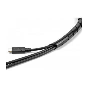 DeLOCK spiraalslang flexibel 2 m x 12 mm zwart polyethyleen