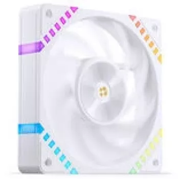120 mm ARGB PWM-behuizingsventilator Jonsbo HF2-120 wit – 120 mm, PWM, ARGB