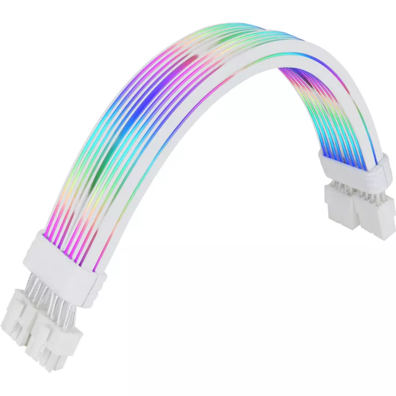 Thermaltake Tt Mod ARGB Snow Cable, 8-pins, 300 mm, wit