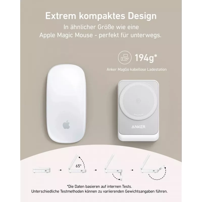 MagGo 3-in-1 15W opvouwbaar wit EU