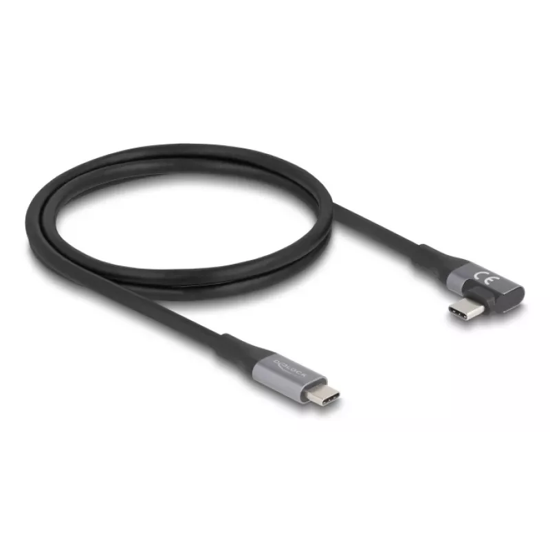 USB-kabel DeLOCK 81131 1 m USB-C zwart 40 Gbit/s