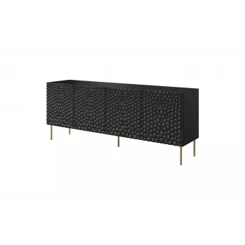 HOLE dressoir 190x40,5x74,5 cm matzwart