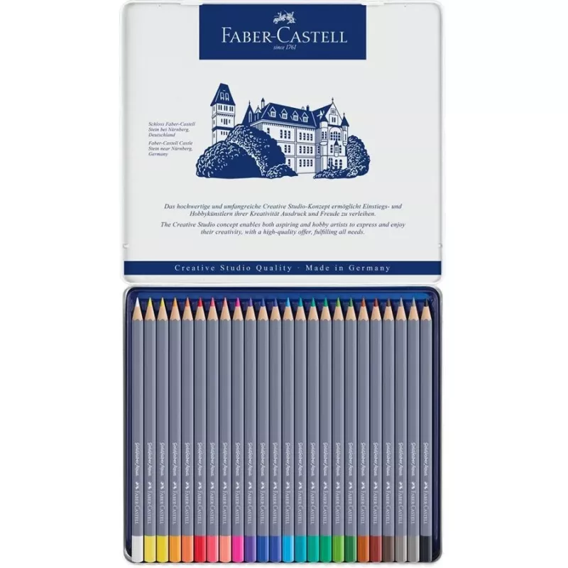 Kleurpotloden Faber-Castell Goldfaber Aqua 24 stuks