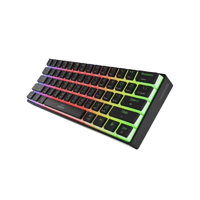 GAMING TOETSENBORD GENESIS THOR 660 G2 US BLACK WIRELESS RGB MECHANICAL GATERON BROWN