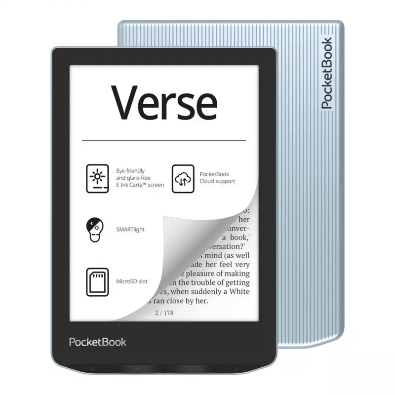 PocketBook Verse Reader (629) lichtblauw
