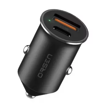 Autolader Orsen C8 45W — 45W USB-C PD snelladen, zwart