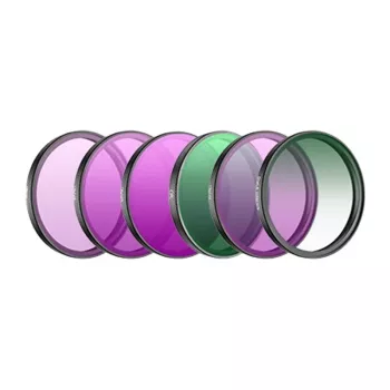 Filterset voor DJI Action 6 (CPL/ND8/16/32/64/Black Mist 1/4)