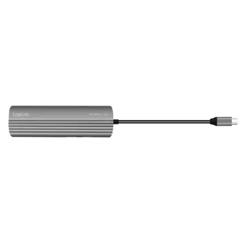 Ultra-slimme USB 3.2-hub 2x USB-A, 8x USB-C, PD, 100W