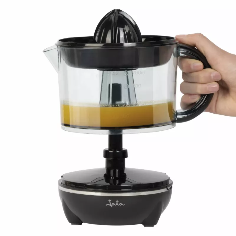 Jata JEEX1423 elektrische citruspers, 40 W, 0,7 l, tweerichtingsrotatie, zwart