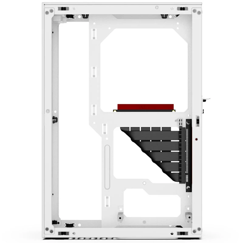 SSUPD Meshlicious Full Mesh PCIE 4.0 Edition Mini-ITX behuizing - wit
