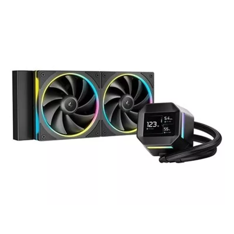 Vloeistofkoelingsset DeepCool LM240 12 cm zwart