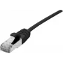 Dexlan netwerkkabel 858736 zwart 0,5 m Cat6a S/FTP RJ-45