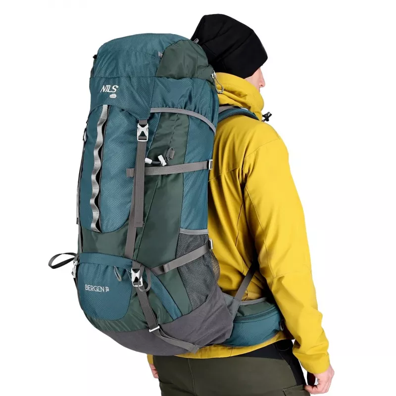 NILS Camp NC1949 Bergen 65L wandelrugzak – groen