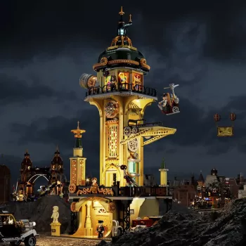 Steampunk wachttoren, constructiespeelgoed