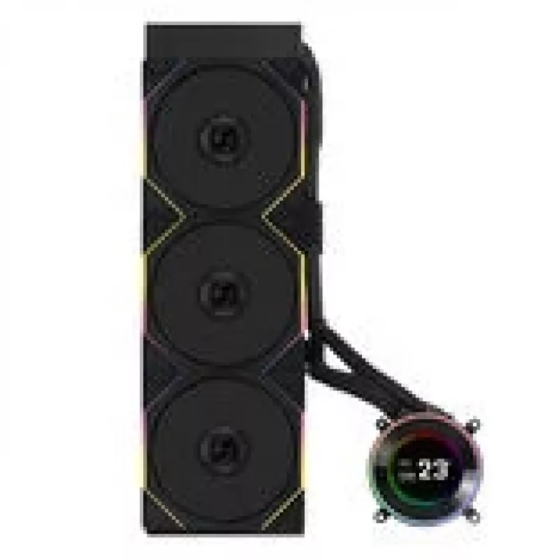 All-in-one liquid cooler Lian Li GA II Hydroshift II LCD-C 360TL 12 cm zwart