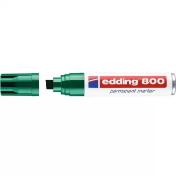 Permanent marker Edding 800 beitelpunt groen